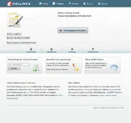 Kleine Seitenvorschau von collmex.de