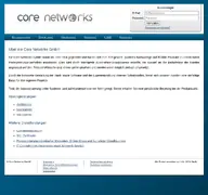 Kleine Seitenvorschau von core-networks.de