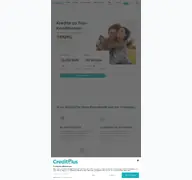 Kleine Seitenvorschau von creditplus.de