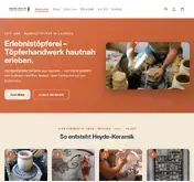 Kleine Seitenvorschau von heyde-keramik.de