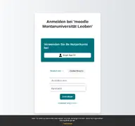 Kleine Seitenvorschau von moodle.unileoben.ac.at