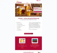 Kleine Seitenvorschau von trinkbar.de