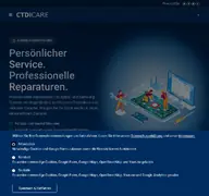 Kleine Seitenvorschau von ctdicare.de