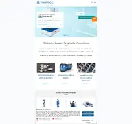 Kleine Seitenvorschau von trioptics.de