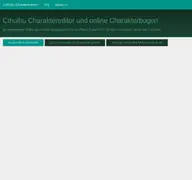 Kleine Seitenvorschau von cthulhu-charaktereditor.de