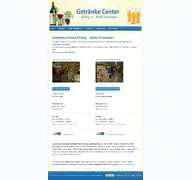 Kleine Seitenvorschau von getraenkecenter-gritz.de