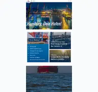 Kleine Seitenvorschau von hafen-hamburg.de
