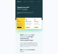 Kleine Seitenvorschau von curenect.de