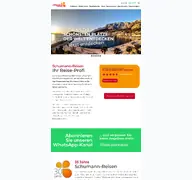 Kleine Seitenvorschau von schumann-reisen.de