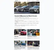 Kleine Seitenvorschau von schusterautomobile.skoda-auto.de