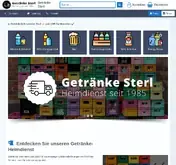 Kleine Seitenvorschau von getraenke-sterl.de