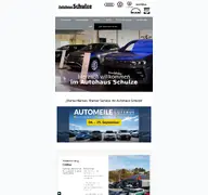 Kleine Seitenvorschau von autohaus-schulze.de