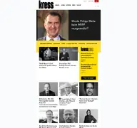 Kleine Seitenvorschau von kress.de