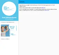 Kleine Seitenvorschau von wilhelmshaven.kitaav.de