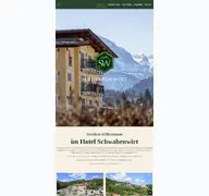 Kleine Seitenvorschau von schwabenwirt.de
