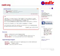 Kleine Seitenvorschau von nadir.org