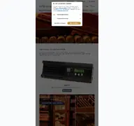Kleine Seitenvorschau von humidor.de