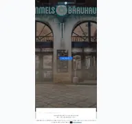 Kleine Seitenvorschau von hummels-brauhaus.de