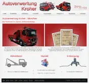 Kleine Seitenvorschau von autoverwertung-kroher.de