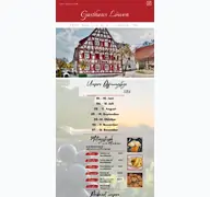 Kleine Seitenvorschau von loewen-gasthaus.de