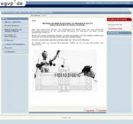 Kleine Seitenvorschau von egvp.justiz.de