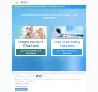 Kleine Seitenvorschau von zahnaerzte-hh.de