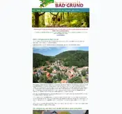 Kleine Seitenvorschau von bad-grund.de
