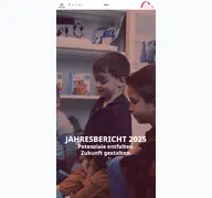 Kleine Seitenvorschau von jahresbericht2025.bbw.de