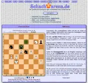 Kleine Seitenvorschau von schacharena.de