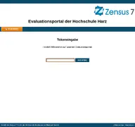 Kleine Seitenvorschau von evaluation.hs-harz.de