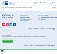 Kleine Seitenvorschau von event-ihk.de
