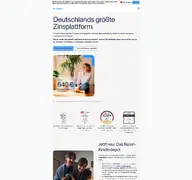 Kleine Seitenvorschau von weltsparen.de