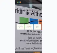 Kleine Seitenvorschau von tierklinik-altheim.at
