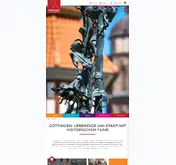 Kleine Seitenvorschau von goettingen-tourismus.de