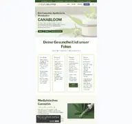 Kleine Seitenvorschau von canabloom-apotheke-wiesbaden.de