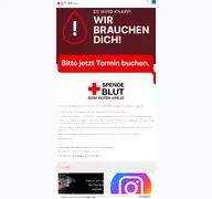 Kleine Seitenvorschau von drk-moessingen.de