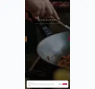 Kleine Seitenvorschau von duckandcurry.de