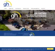 Kleine Seitenvorschau von ghs.gebrueder-huber.de