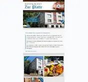 Kleine Seitenvorschau von zurplatte.de