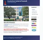 Kleine Seitenvorschau von grundschule-ueckertal.de