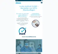 Kleine Seitenvorschau von curea-medical.de