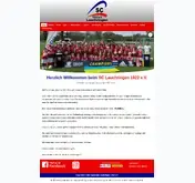 Kleine Seitenvorschau von sc-lauchringen.de
