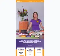 Kleine Seitenvorschau von yogimotion.de
