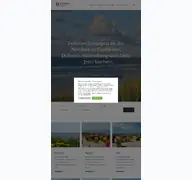 Kleine Seitenvorschau von cuxhaven-tourismus.de