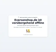 Kleine Seitenvorschau von eversonshop.de