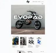 Kleine Seitenvorschau von evopads.de