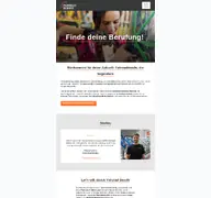 Kleine Seitenvorschau von fahrrad-berufe.de