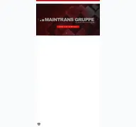 Kleine Seitenvorschau von maintrans-gruppe.de