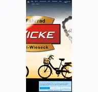 Kleine Seitenvorschau von fahrrad-wicke.de