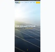 Kleine Seitenvorschau von mak-solarsysteme.de